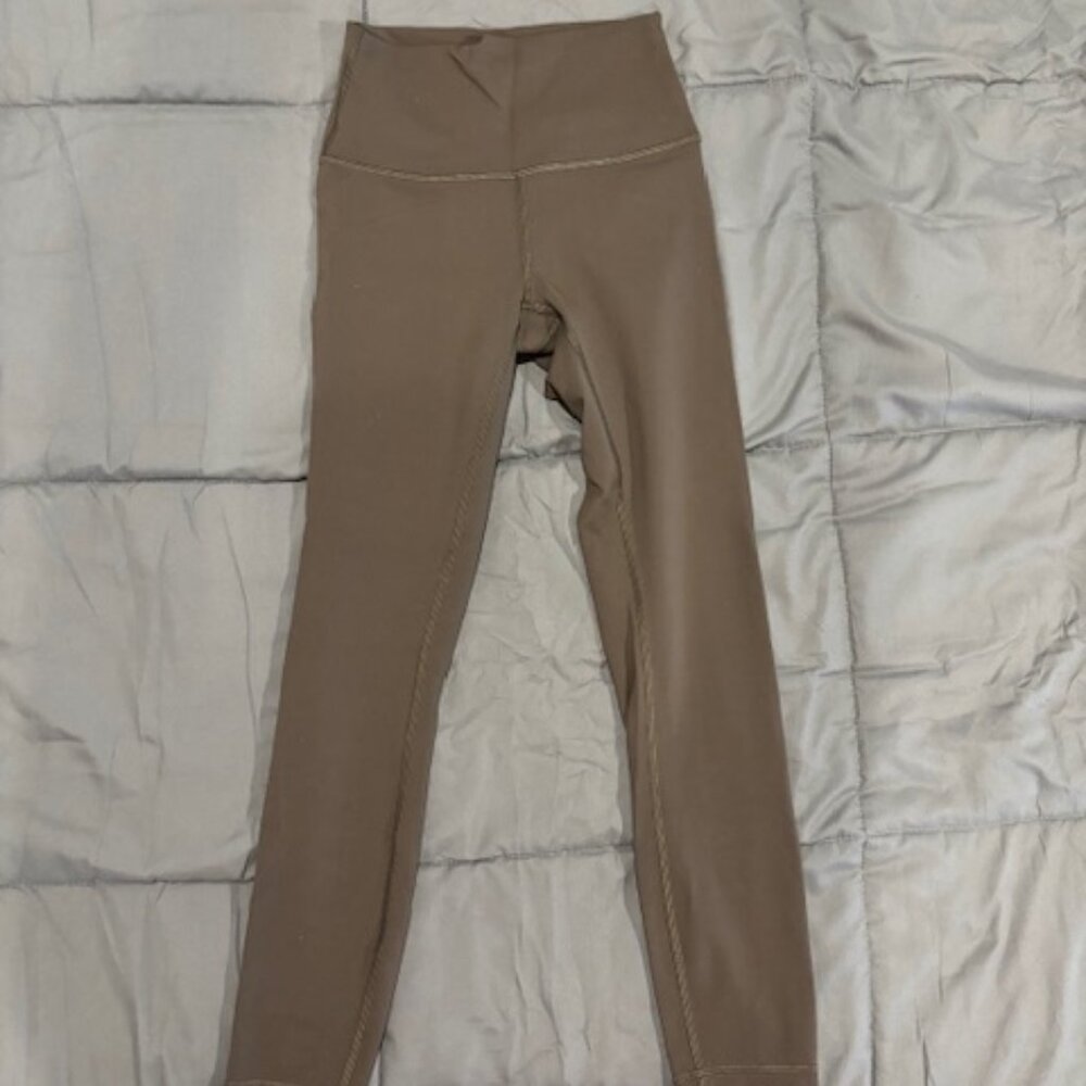 Lululemon Olive green leggings 25" size 4